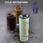 Mint 20oz Tall Skinny Tumbler with Lid and Straw