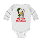 Infant Long Sleeve Bodysuit, My First Christmas