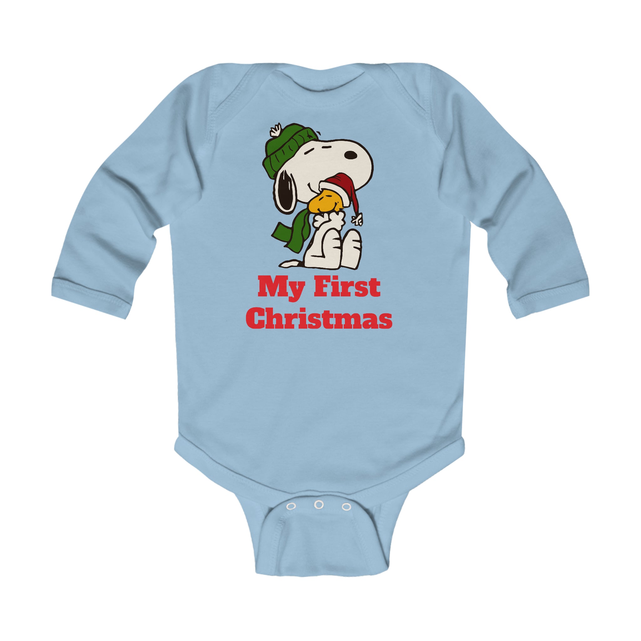 Infant Long Sleeve Bodysuit, My First Christmas