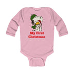 Infant Long Sleeve Bodysuit, My First Christmas