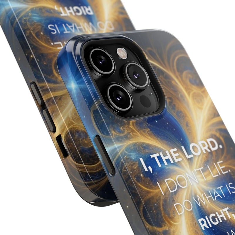 Inspirational Phone Case - I, The Lord - Impact-Resistant Cover, Bible Verse Gift, Motivational Case, Christian Accessory