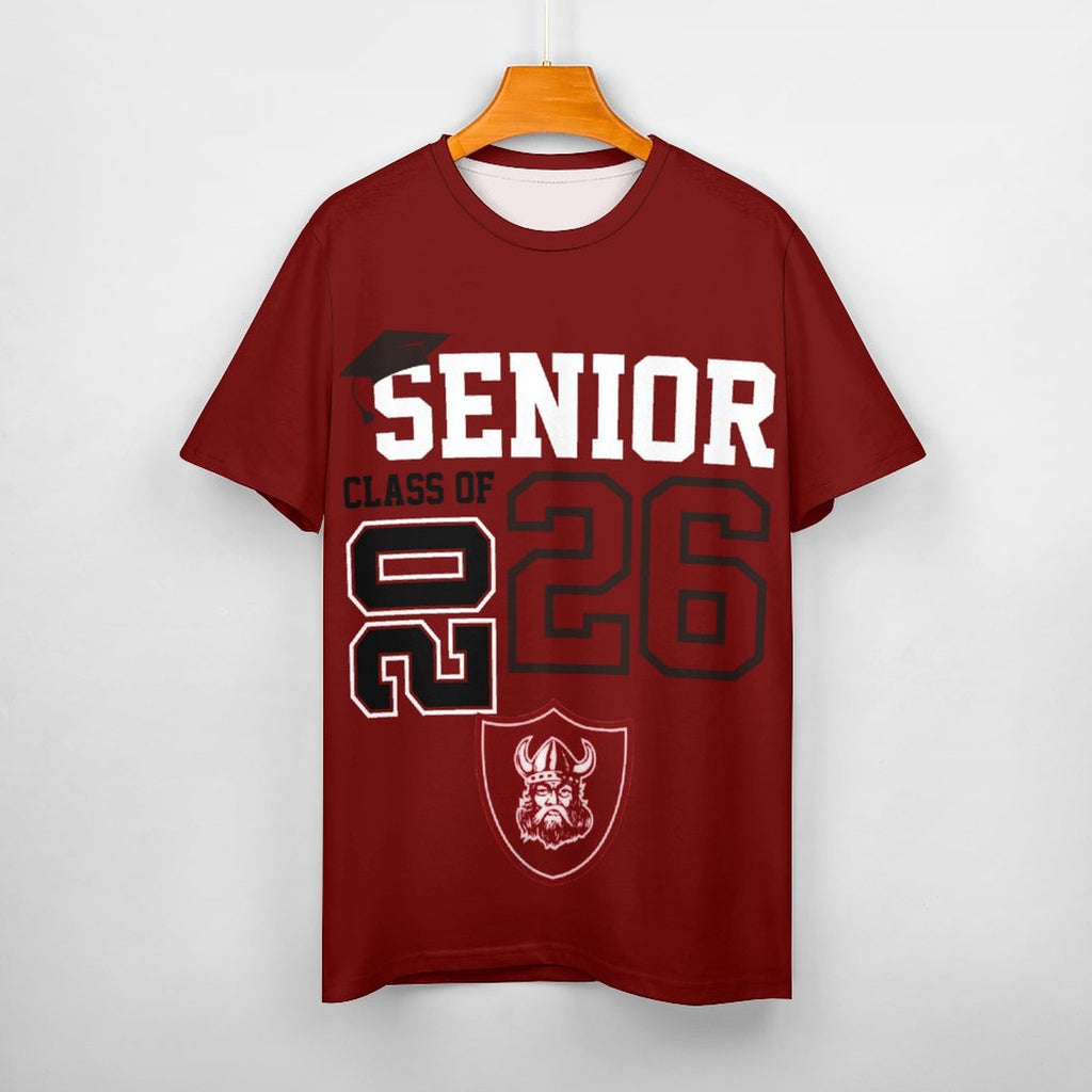 Cotton T-shirt All-Over Print Women's Cotton T-Shirt, Wildcat, Lowndes