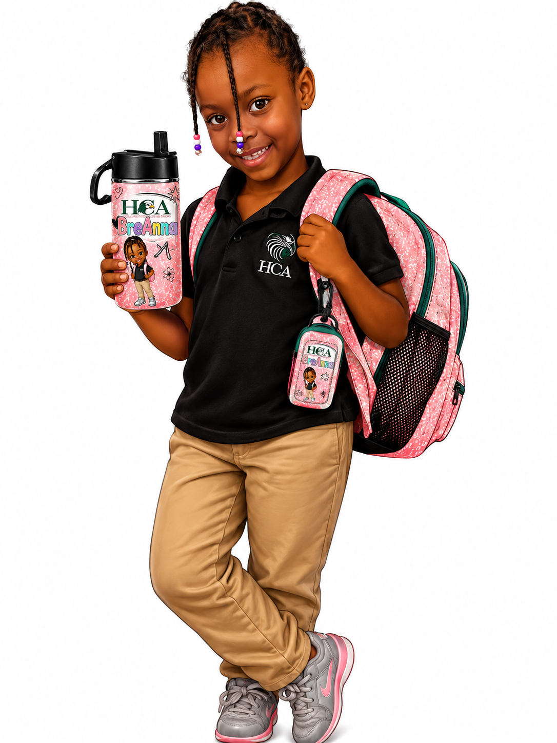 Custom Backpack and Tumbler