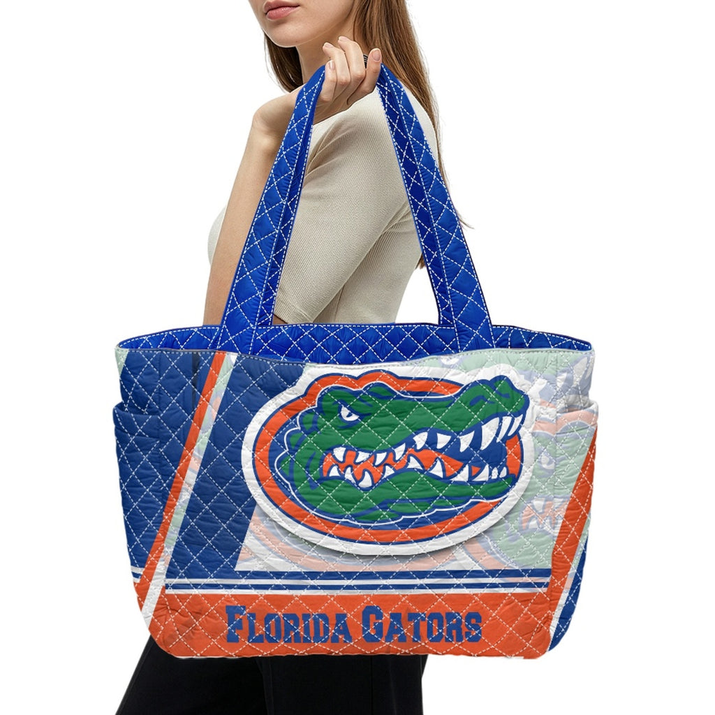 Two-tone Quilted Bag
