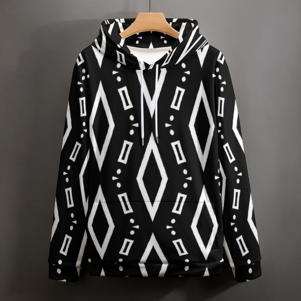 African Print Hoodie, Double hat sweater