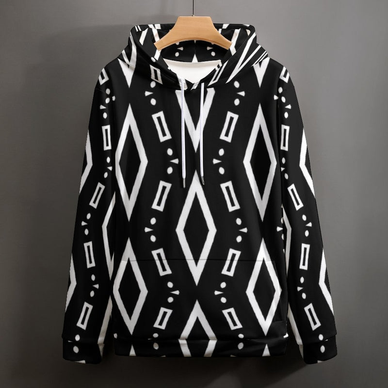 African Print Hoodie, Double hat sweater