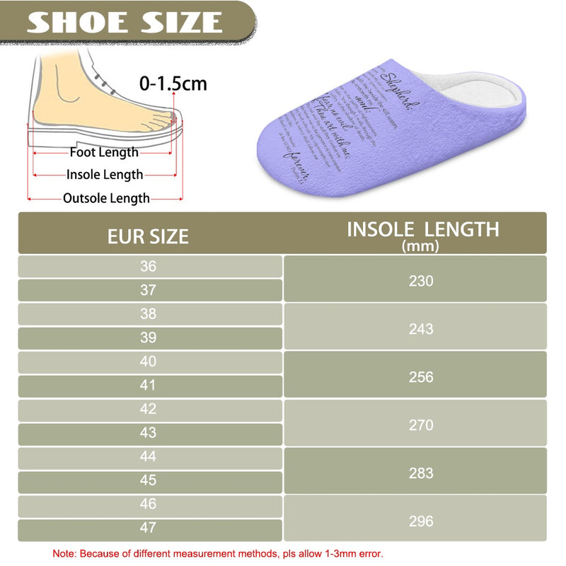 Full cotton slippers
