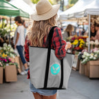Large Shopping Bag with Webbing Strap