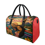 Leather travel bag