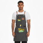 Unisex Canvas Cross Back Apron with Pockets