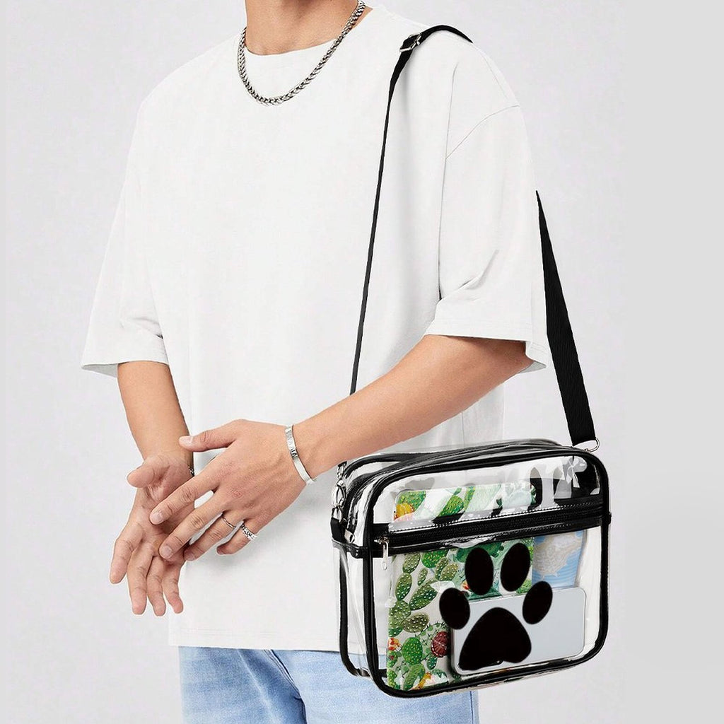 Wildcat Large Clear Satchel Bag