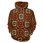 African Print Hoodie, Double hat sweater