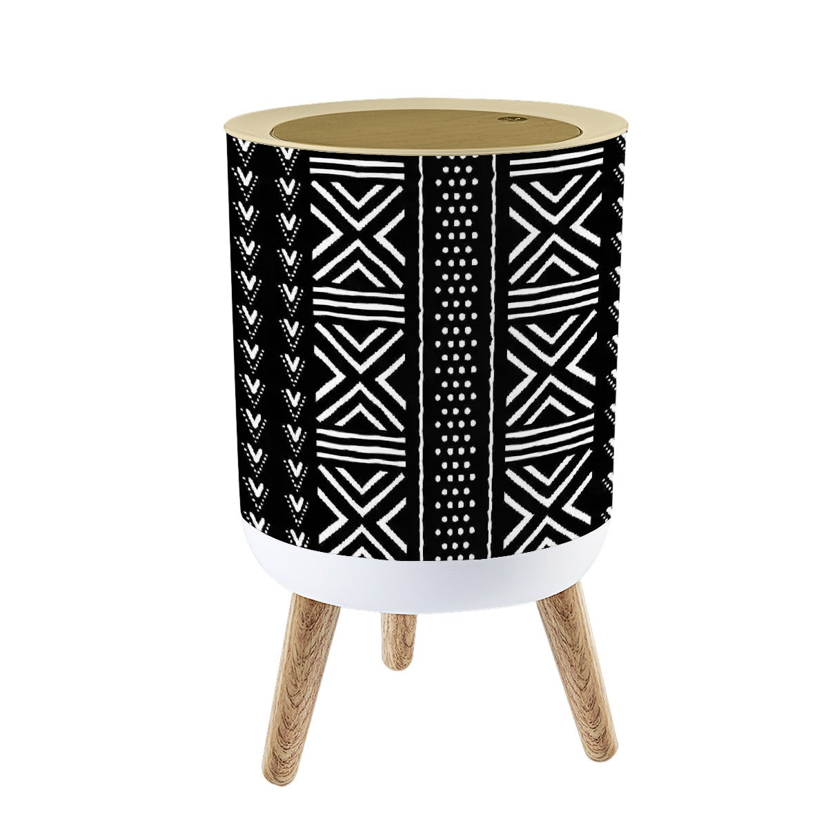 Round Trash Can with Lid