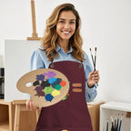Unisex Canvas Cross Back Apron with Pockets