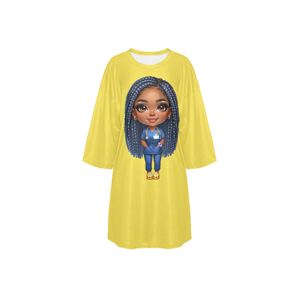 Nurse Pajamas, Oversized Sleep Tee