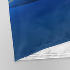 Blue and Gold Shower Curtain 72"x84"
