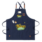 Unisex Canvas Cross Back Apron with Pockets