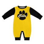 Wildcat All Over Print Cotton Baby's Short Sleeve Bodysuit