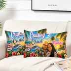 Cruise, Custom Peach Skin Pillowcase 20"x12" (One Side&Pack of 2)