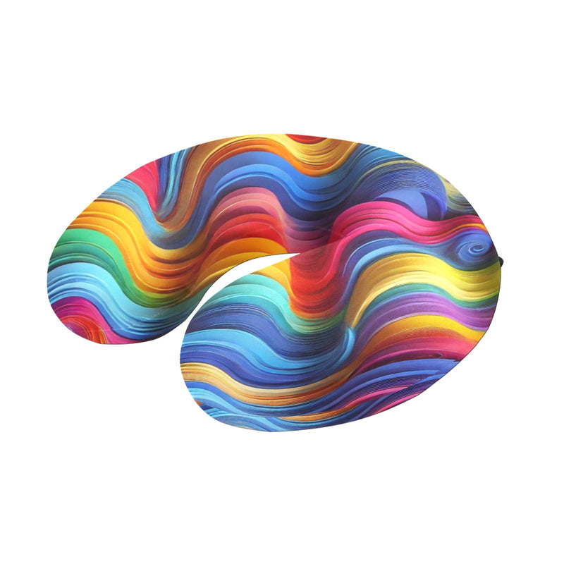 Colorful U-Shape Travel Pillow