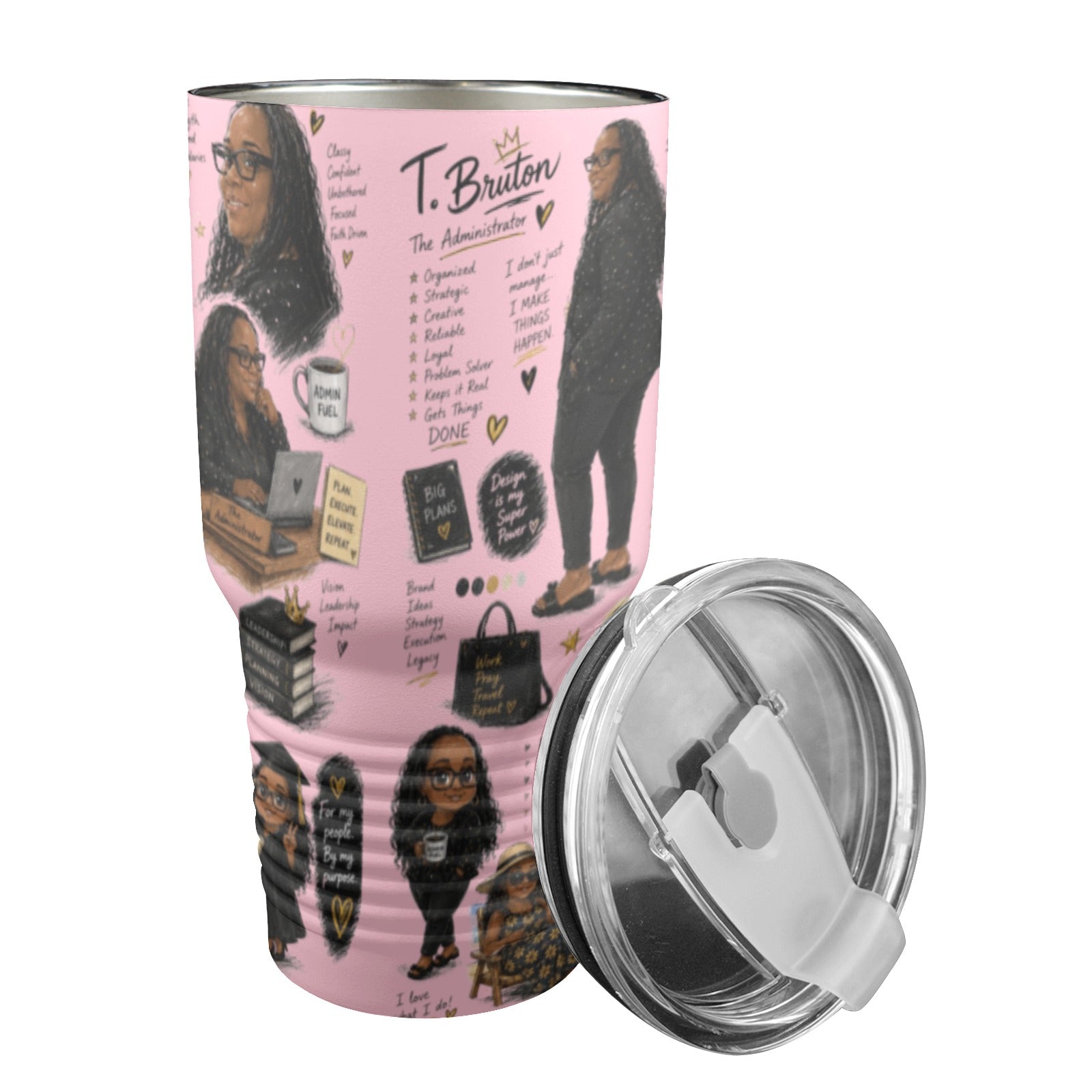 sketch 30oz Insulated Stainless Steel Mobile Tumbler