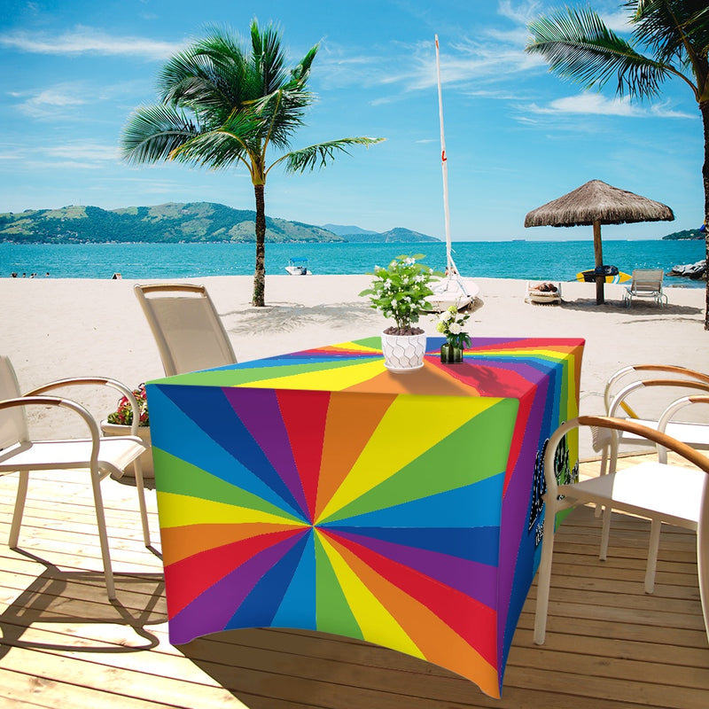 Elastic table cover