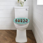 Flannel fabric Toilet cover (single piece set)