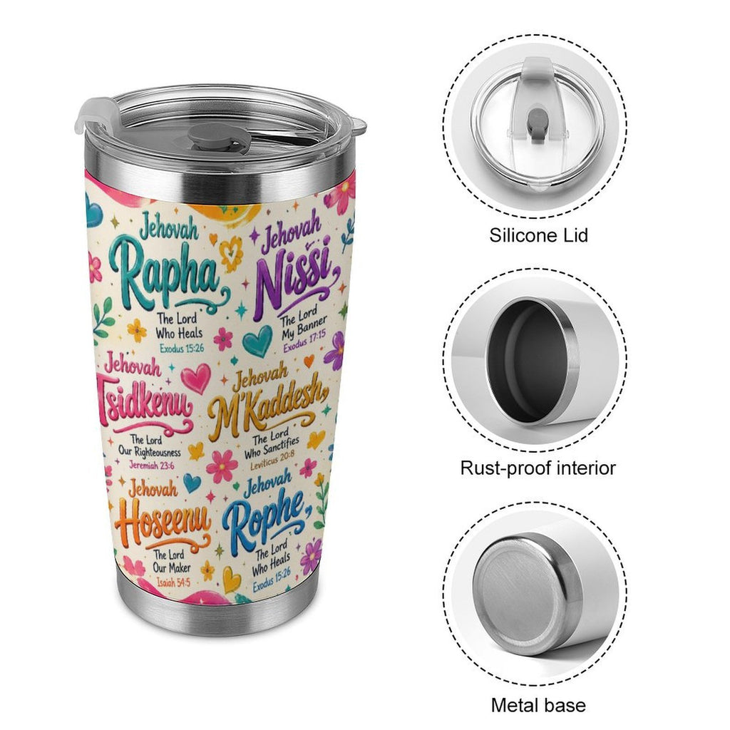Names of God 20oz Stainless Steel Tumbler (USA)