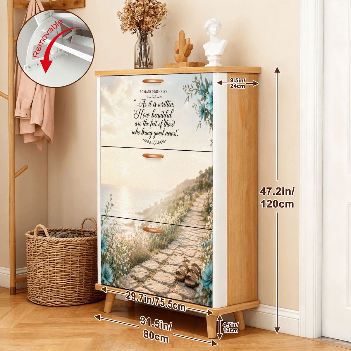 Shoe Cabinet, Custom Shoe Cabinet
