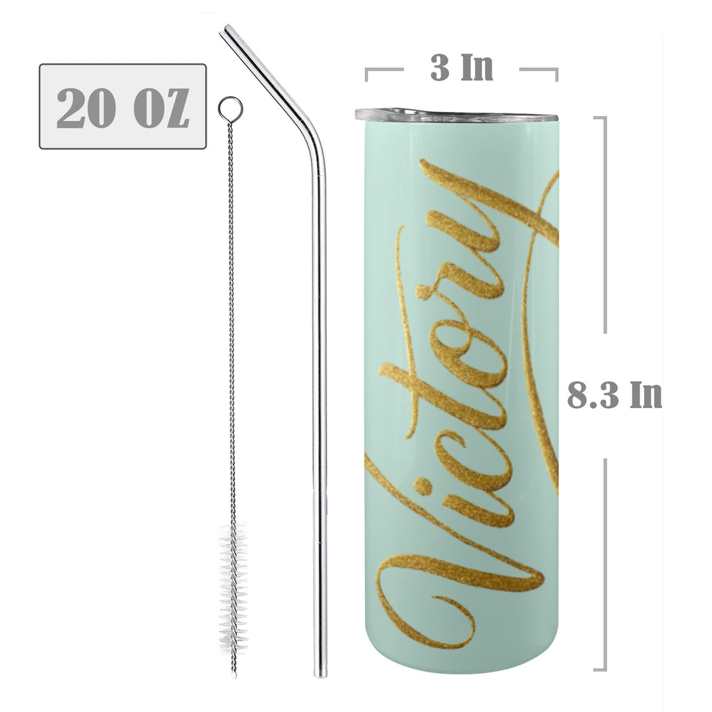 Mint 20oz Tall Skinny Tumbler with Lid and Straw