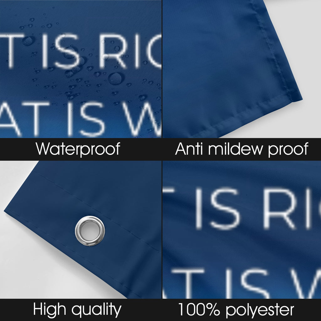 Blue and Gold Shower Curtain 72"x84"