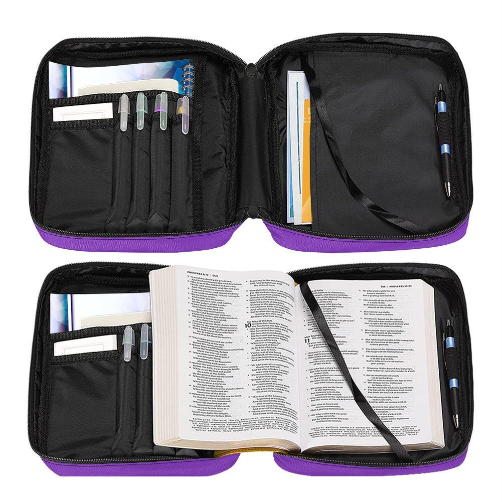 Bible bag ( outer zipper), Bible tote