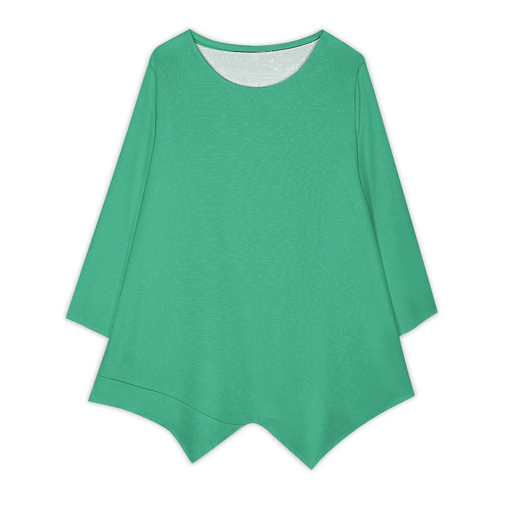 Women's Linen Long-Sleeve Top Long-sleeved top