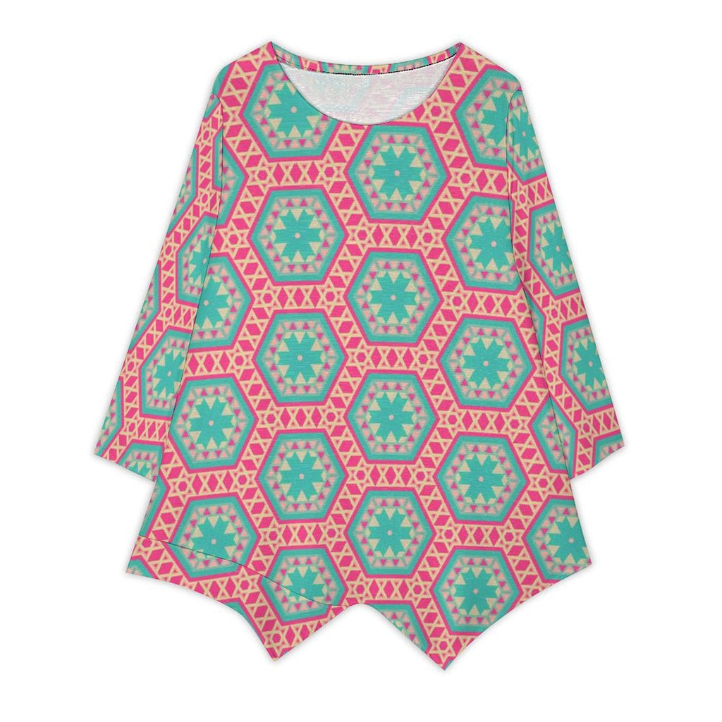 Women's Linen Long-Sleeve Top Long-sleeved top