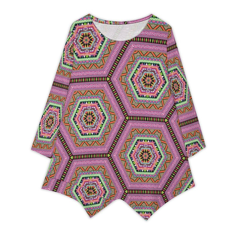 Women's Linen Long-Sleeve Top Long-sleeved top