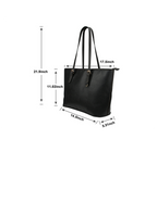 African Print Leather Tote Bag, Purse