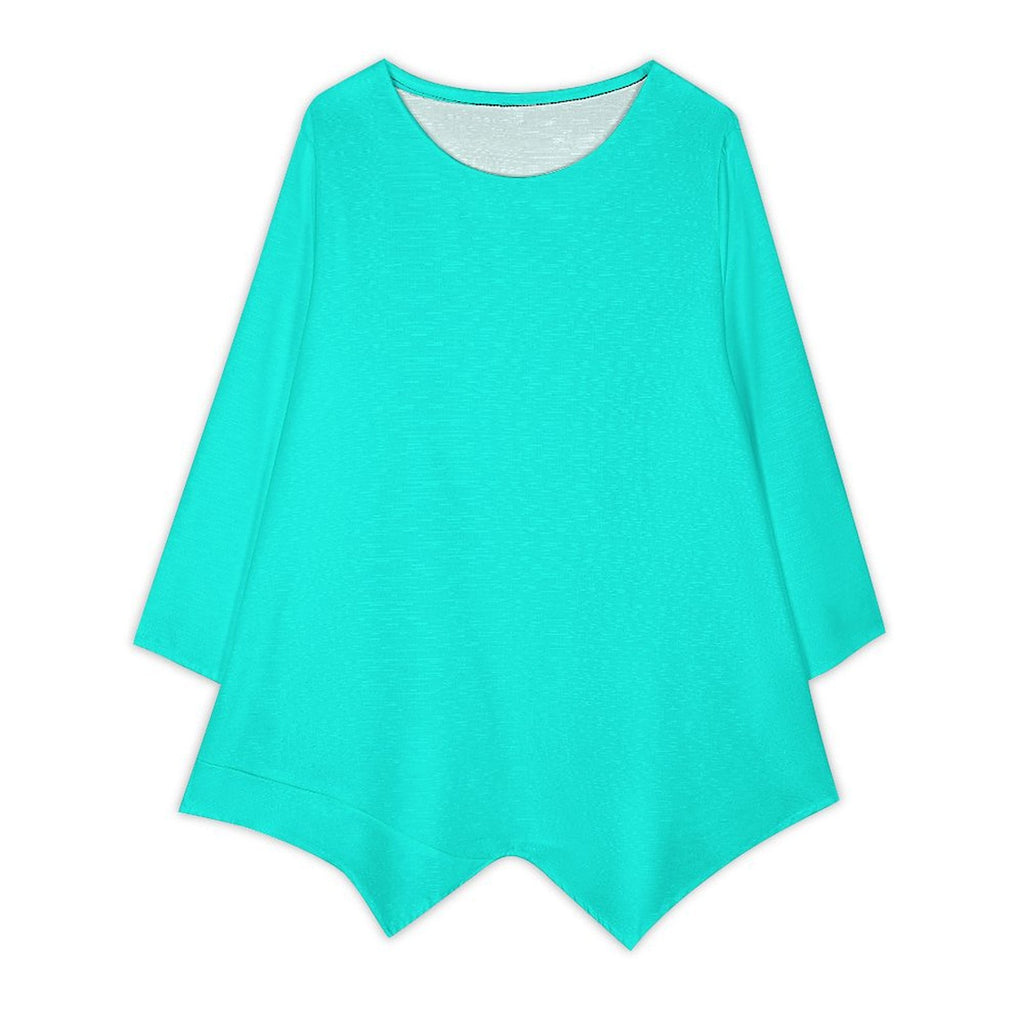 Women's Linen Long-Sleeve Top Long-sleeved top