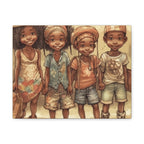 African Canvas, Canvas for Home Decor, Wall Decoration, Housewarming Gift,