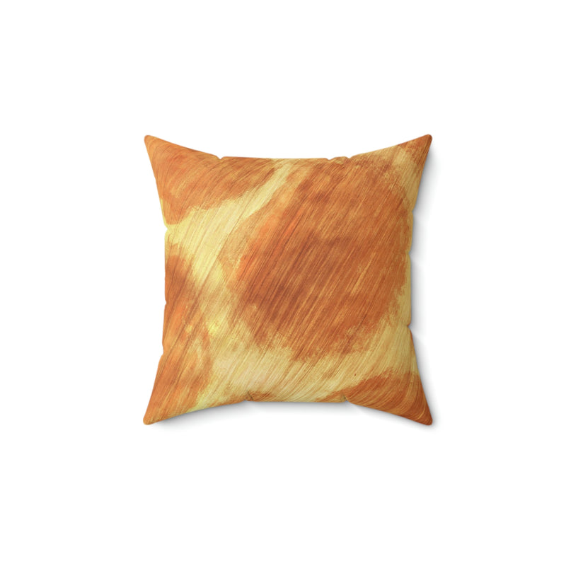 Pillow Cover with Giraffe Print, Spun Polyester Square Pillow, Home Decor