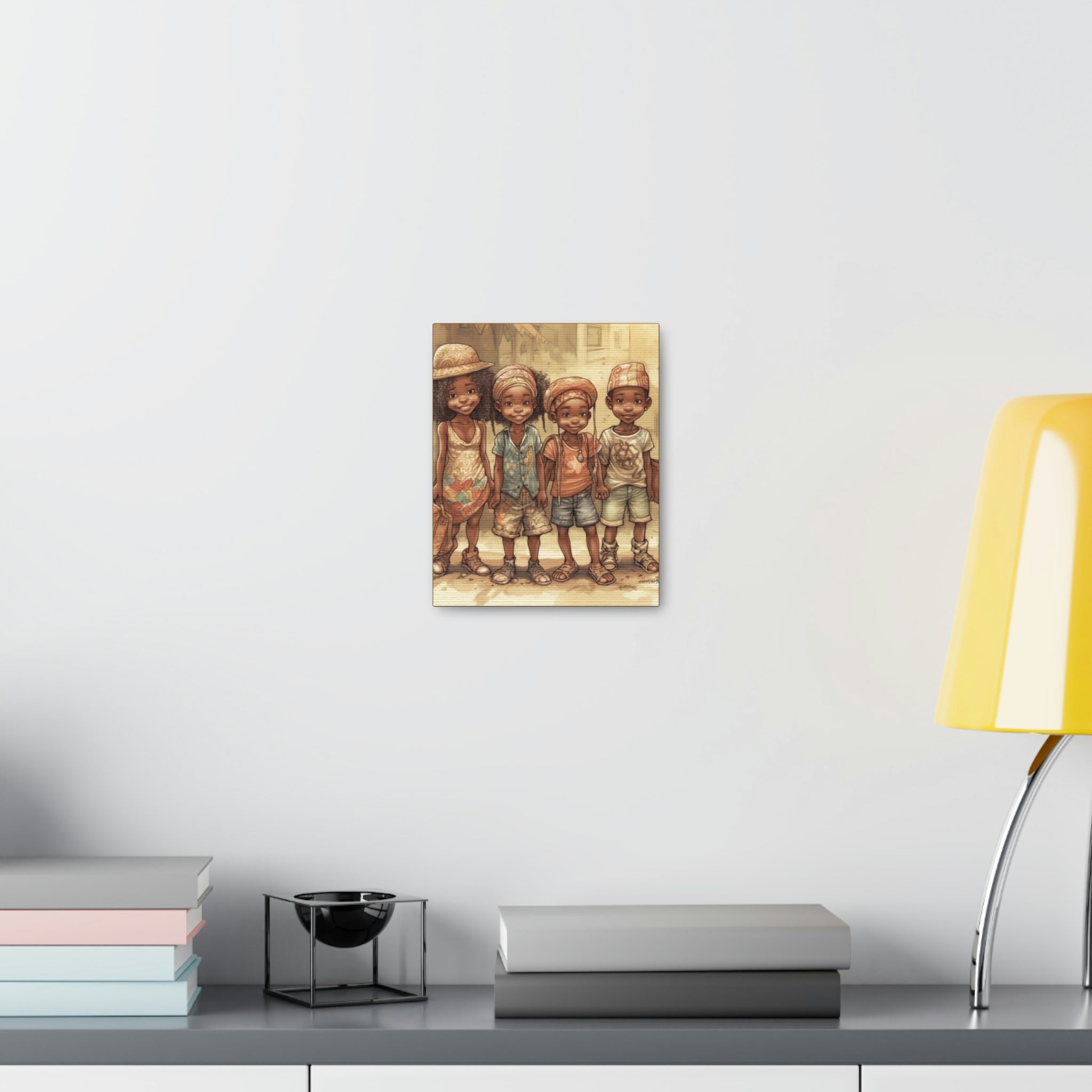 African Canvas, Canvas for Home Decor, Wall Decoration, Housewarming Gift,