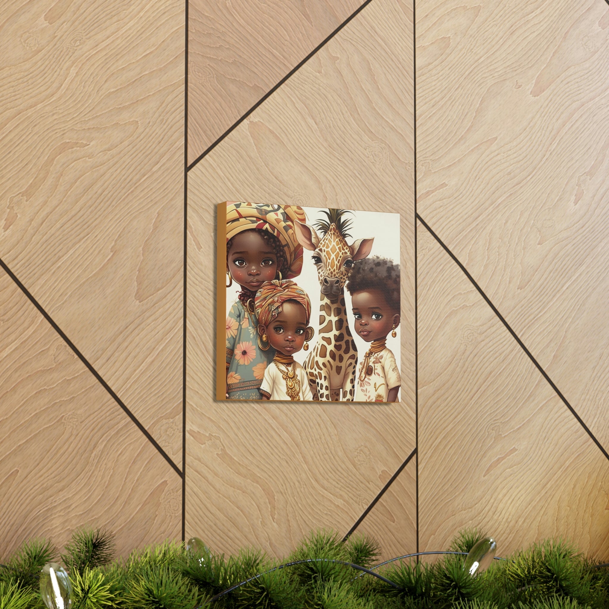 African Canvas, Canvas for Home Decor, Wall Decoration, Housewarming Gift