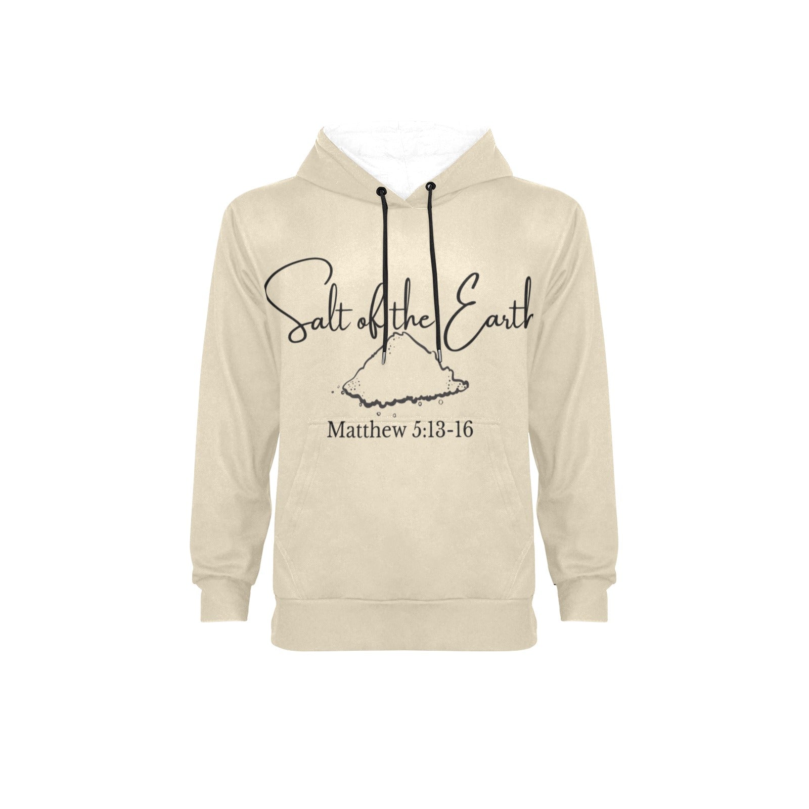 SaltoftheEarth Men's Fleece Hoodie w/ White Lining Hood