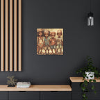 African Canvas, Canvas for Home Decor, Wall Decoration, Housewarming Gift,