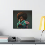Cute Afro Girls Canvas, Canvas for Home Decor, Wall Decoration, Girl Canvas