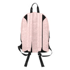 Pink Flower Design Large Capacity Travel Backpack (Model 1691)