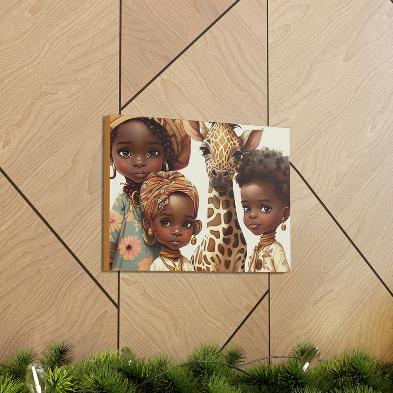 African Canvas, Canvas for Home Decor, Wall Decoration, Housewarming Gift