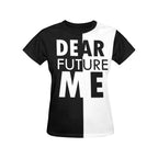 Dear Future Me Women's All Over Print Crew Neck T-Shirt (Model T40-2)
