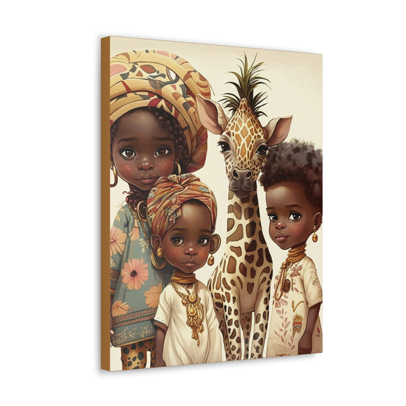 African Canvas, Canvas for Home Decor, Wall Decoration, Housewarming Gift