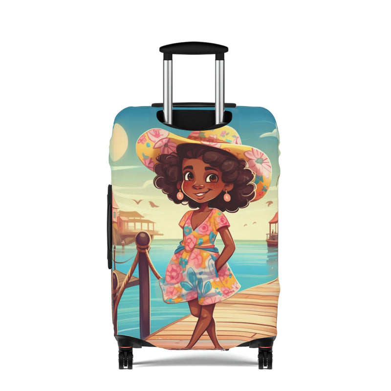 Luggage Cover, Luggage Protector, Suitcase Protector Travel Suitcase Cover, Boardwalk