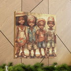 African Canvas, Canvas for Home Decor, Wall Decoration, Housewarming Gift,